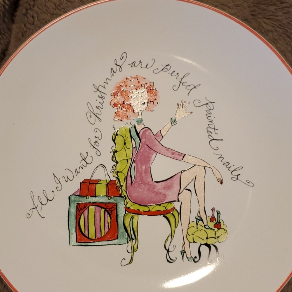 Rosanna Christmas salad plates - Picture 3 of 6